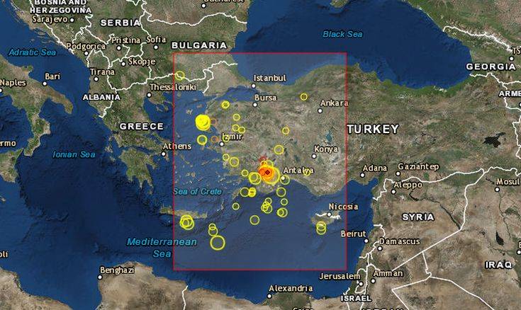 Σεισμός στη δυτική Τουρκία