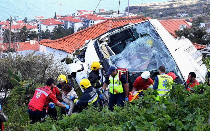 Η Μαδέρα θρηνεί τα θύματα του δυστυχήματος με το τουριστικό λεωφορείο