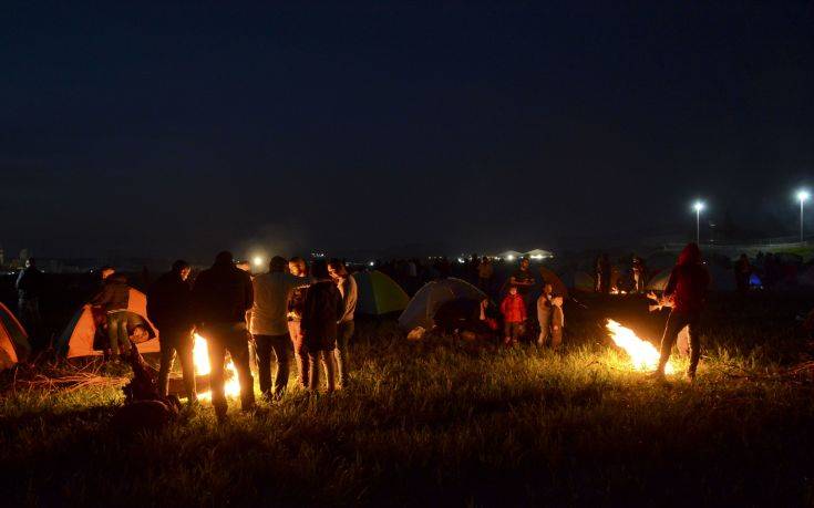 Διανυκτέρευσαν στις σκηνές 500 πρόσφυγες στα Διαβατά