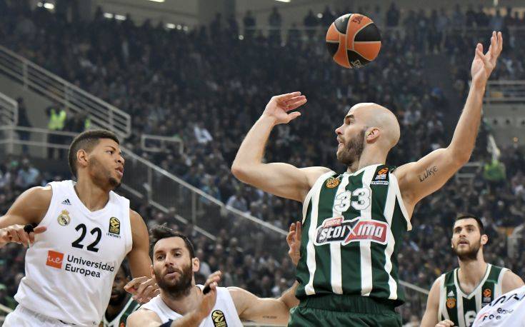 Euroleague: Η Ρεάλ Μαδρίτης «σκούπισε» τον Παναθηναϊκό