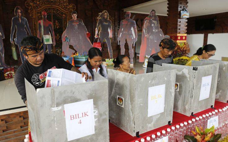 Εκλογές στην Ινδονησία: Σε εξέλιξη η μεγαλύτερη εκλογική διαδικασία στον πλανήτη