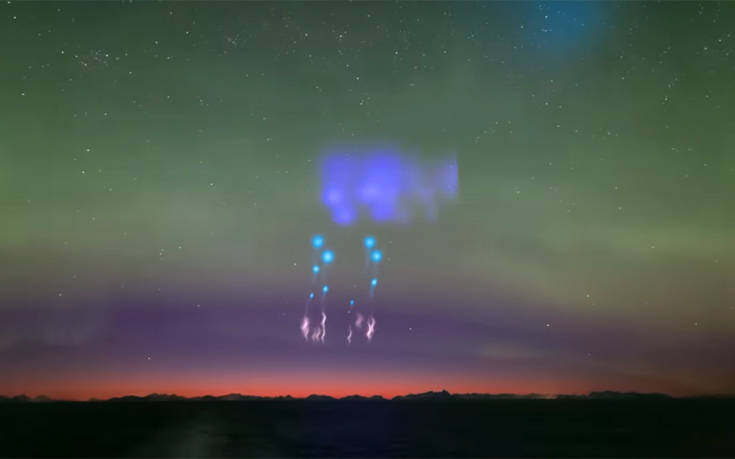 Τα μυστηριώδη φώτα στη Νορβηγία που έμοιαζαν με «επίθεση εξωγήινων»