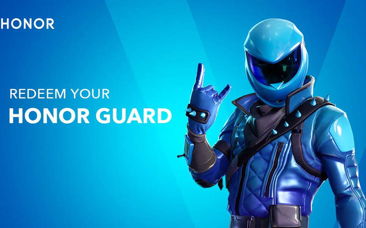 Fortnite, το Honor Guard Skin είναι διαθέσιμο για χρήστες Honor View20