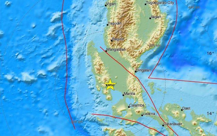 Ισχυρός σεισμός στις Φιλιππίνες