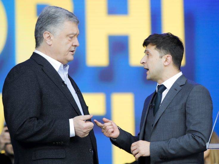 Με debate στο Ολυμπιακό Στάδιο του Κιέβου έκλεισε η προεκλογική εκστρατεία