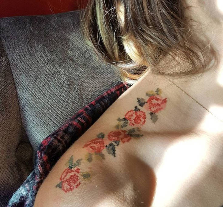Τατουάζ που μοιάζουν με κεντήματα