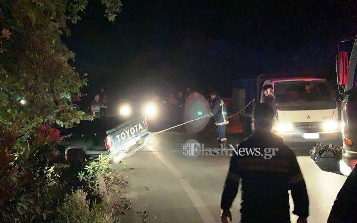 Αυτοκίνητο με τρεις επιβάτες κρεμάστηκε σε γκρεμό στην Κρήτη