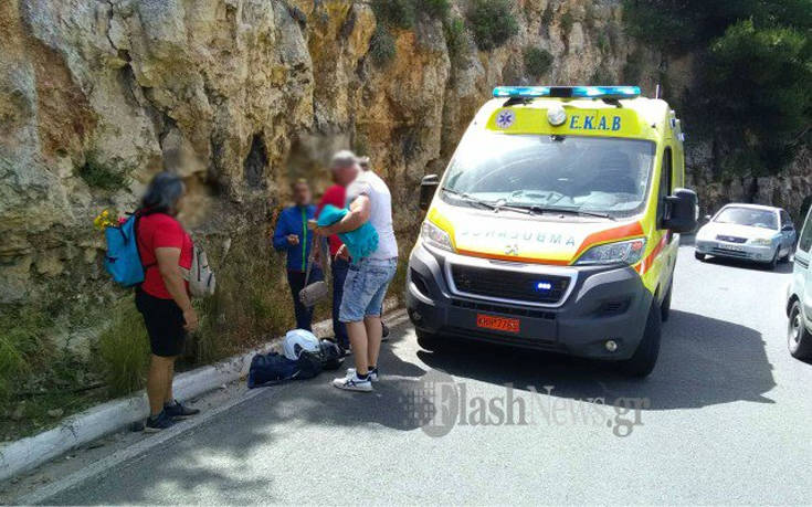 Τροχαίο στα Χανιά, στο νοσοκομείο δύο άτομα