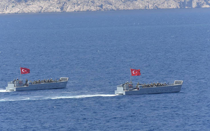 Η «συνάντηση» του ελληνικού και του τουρκικού Πολεμικού Ναυτικού στο Καστελόριζο