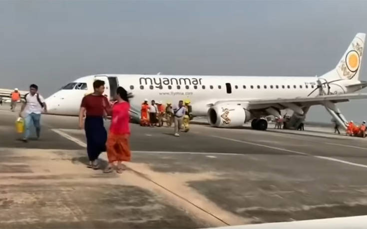 Πιλότος προσγείωσε αεροπλάνο χωρίς τους μπροστινούς τροχούς