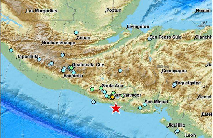 Ισχυρός σεισμός στο Ελ Σαλβαδόρ και προειδοποίηση για τσουνάμι