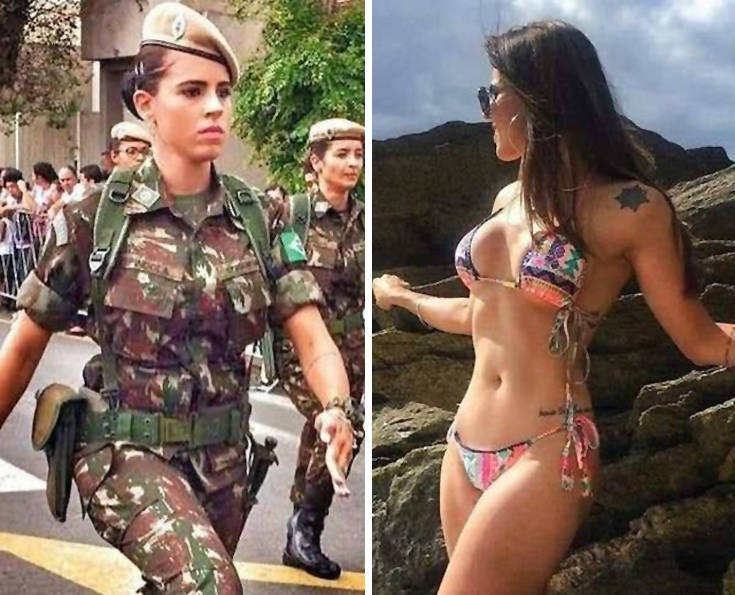 Γυναίκες με και χωρίς τη στολή εργασίας