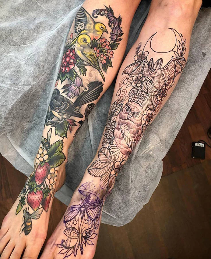 Τατουάζ που κάνουν τα πόδια… πίνακες
