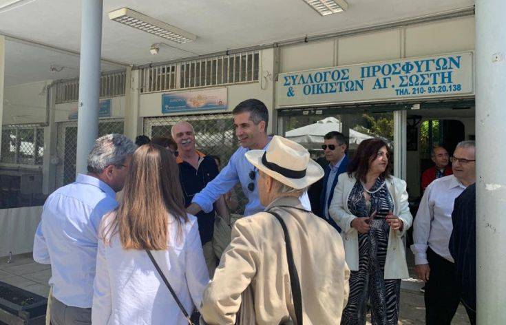 Δημοτικές εκλογές 2019: Περιοδεία Μπακογιάννη στον Άγιο Σώστη και στο Πάρκο «Δημάρχου Δ. Μπέη»