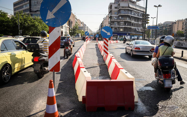 Κυκλοφοριακές ρυθμίσεις τη Δευτέρα στη λεωφόρο Συγγρού