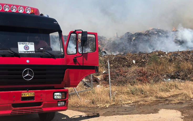 Κρήτη: Υπό μερικό έλεγχο η φωτιά στην περιοχή Καραβάδος