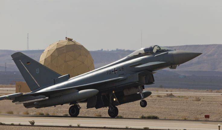 Σύγκρουση δύο αεροσκαφών Eurofighter στη Γερμανία