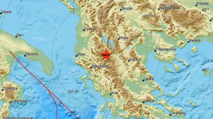 Σεισμός δυτικά της Καστοριάς
