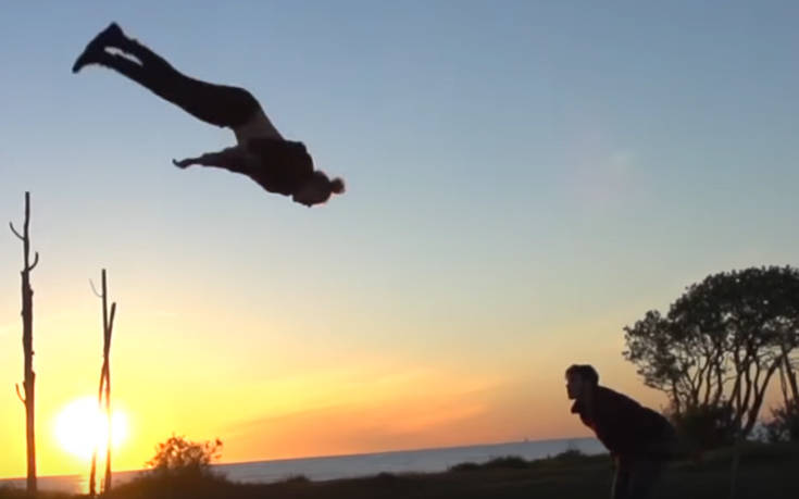 Απίθανα κόλπα με μια τραμπάλα