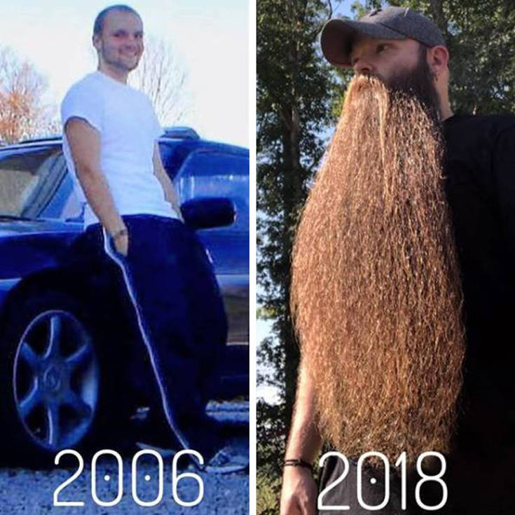 Έχει να ξυρίσει το μούσι του εδώ και πέντε χρόνια