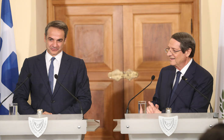 Τι είπαν για Τουρκία και κυπριακή ΑΟΖ Μητσοτάκης – Αναστασιάδης