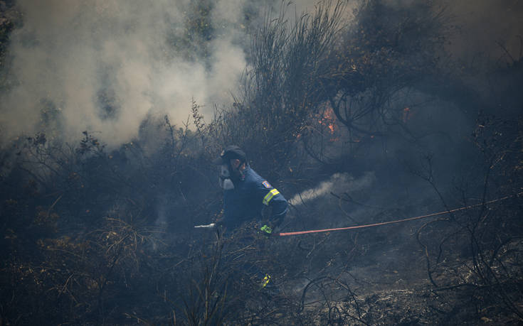 Φωτιές στην Εύβοια: Νέα μέτωπα και αναζωπυρώσεις
