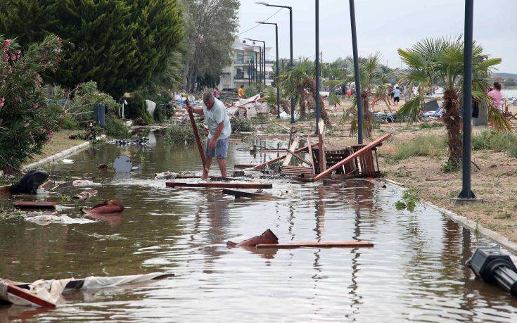 Φονική κακοκαιρία στη Χαλκιδική: Έκτακτη επιχορήγηση των τριών πληγέντων δήμων