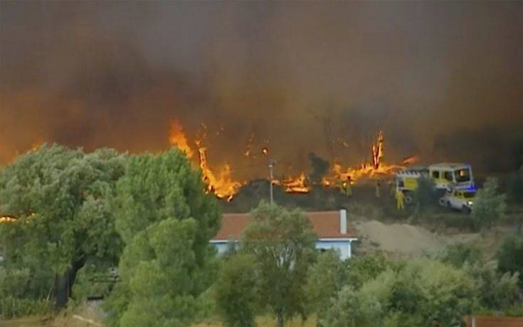 Τουλάχιστον 20 τραυματίες στην Πορτογαλία από μεγάλες πυρκαγιές