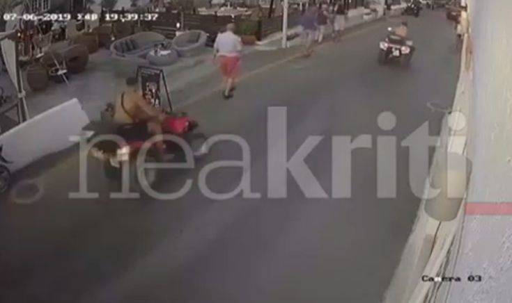 Γουρούνα παρέσυρε τουρίστες στο Ηράκλειο