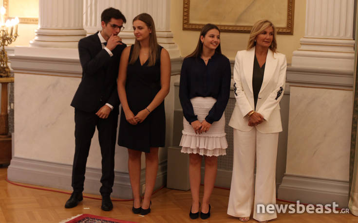 Φωτογραφίες από την οικογένεια Μητσοτάκη στο Προεδρικό