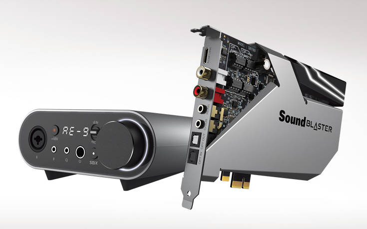 Η Creative παρουσιάζει τις νέες κάρτες ήχου Sound Blaster AE-9 και Sound Blaster AE-7