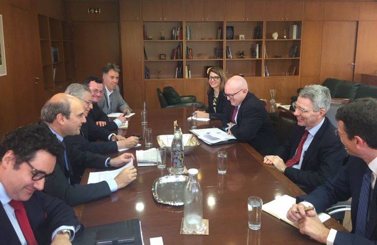 Συνάντηση του Κωστή Χατζηδάκη με τον υφυπουργό Εξωτερικών των ΗΠΑ, Φίλιπ Ρίκερ
