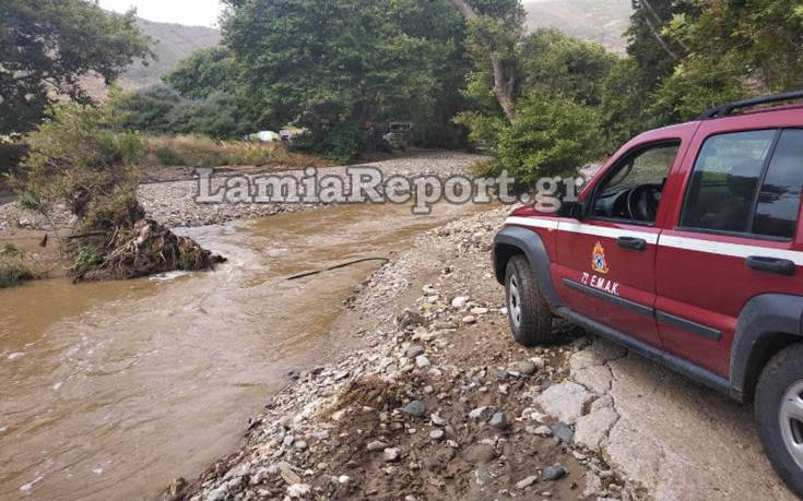 Το σημείο όπου εγκλωβίστηκαν οι κατασκηνωτές στην Εύβοια