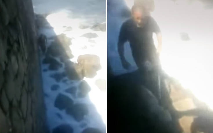 Πέταξαν σκύλο μέσα στη θάλασσα στην Κρήτη