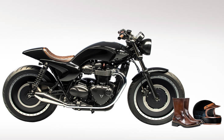 Triumph και Berluti σε μια μηχανή που έπιασε τις 56.000 ευρώ