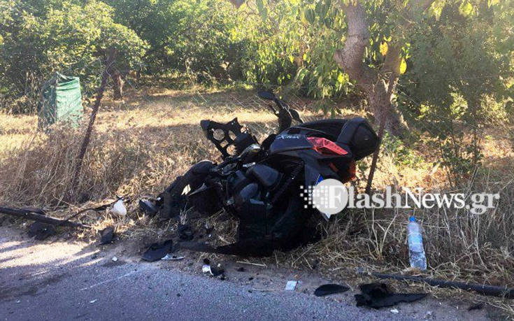 Νεκρός οδηγός μοτοσικλέτας μετά από τροχαίο στα Χανιά