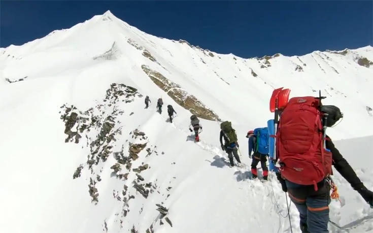 Ανατριχιαστικό βίντεο με τις τελευταίες στιγμές των οκτώ ορειβατών που σκοτώθηκαν στα Ιμαλάια