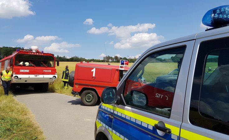 Συντριβή στρατιωτικού ελικοπτέρου στη Γερμανία: Τυλίχθηκε στις φλόγες και κάηκε ολοσχερώς