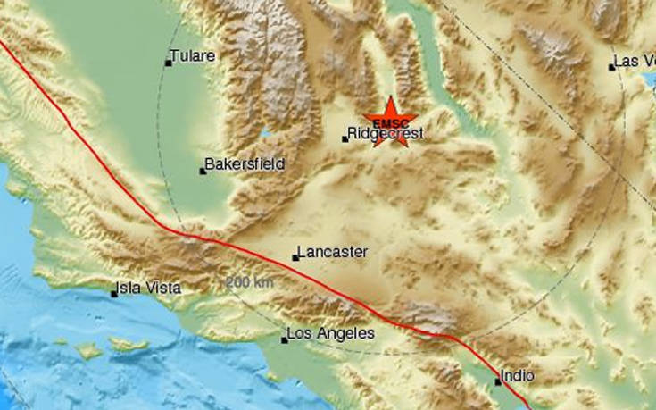 Ισχυρή σεισμική δόνηση στη Νότια Καλιφόρνια