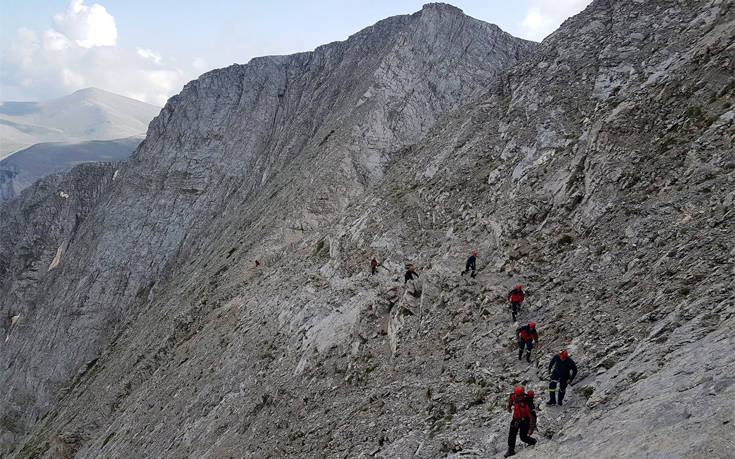 Επιχείρηση της ΕΜΑΚ για διάσωση αναρριχήτριας στον Όλυμπο