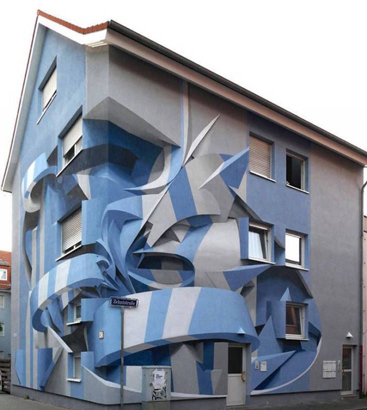Τέχνη 3D πάνω σε κτίρια