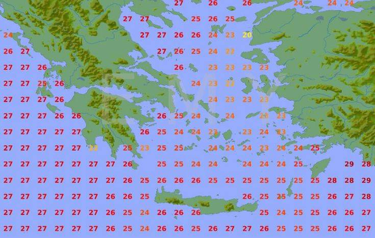 Καιρός για βουτιές: Η θερμοκρασία που έχει η θάλασσα σε κάθε περιοχή της Ελλάδας