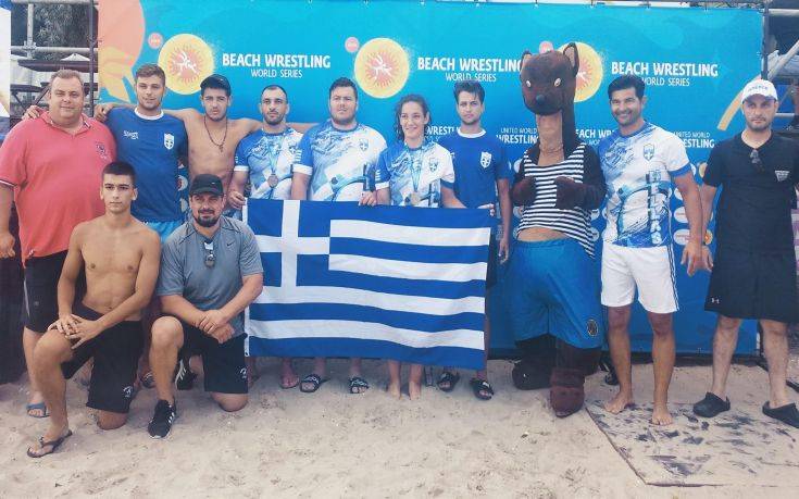 Δύο μετάλλια η Ελλάδα στο Παγκόσμιο πρωτάθλημα Πάλης στην Άμμο