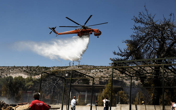 Μαίνεται η πυρκαγιά στη Σάμο, ενημερώθηκαν τουρίστες για προληπτική εκκένωση ξενοδοχείων