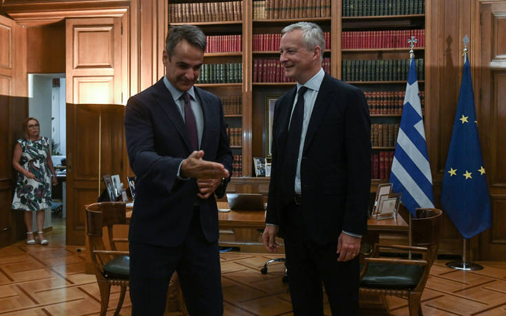 Ολοκληρώθηκε η συνάντηση Μητσοτάκη &#8211; Λεμέρ