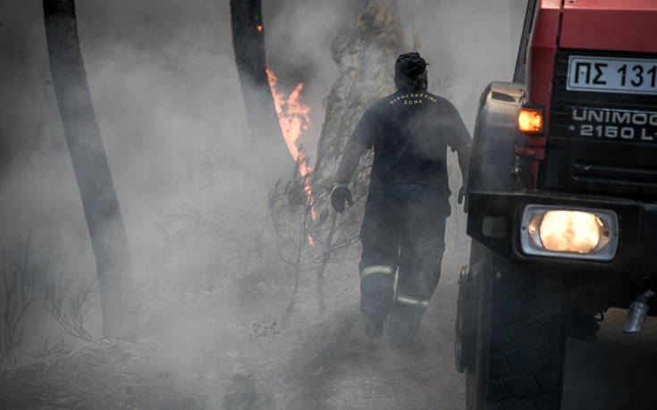 Ανοιχτό το ενδεχόμενο εμπρησμού στη φωτιά στην Εύβοια