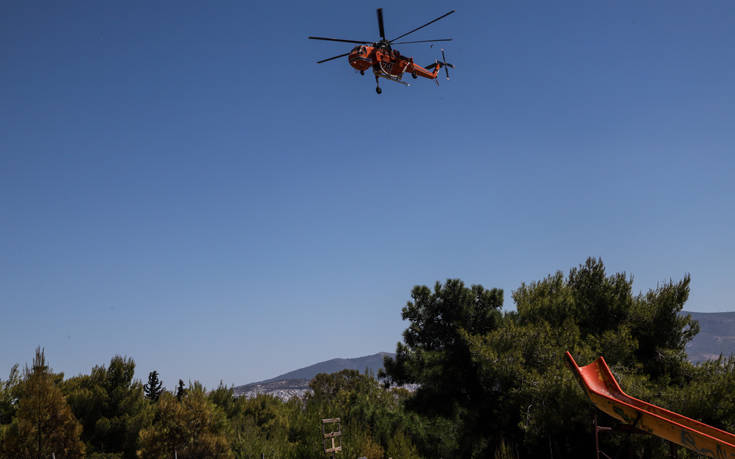 Πυρκαγιά ξέσπασε στην περιοχή Μεσόκαμπος στη Σάμο