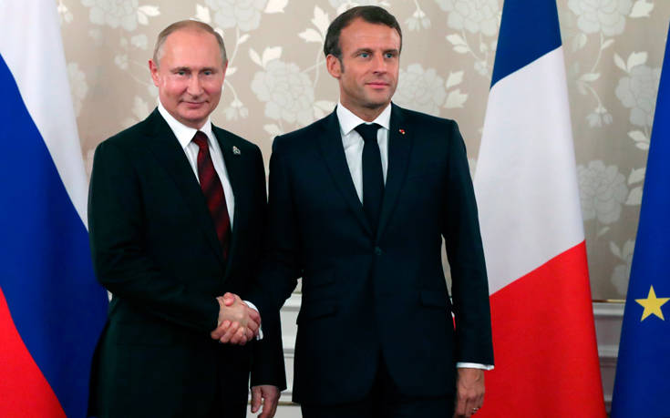 Συνάντηση Μακρόν με Πούτιν πριν από τη Σύνοδο Κορυφής της Ομάδας των 7