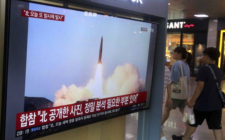 Επιμένει η Βόρεια Κορέα, νέα δοκιμή βαλλιστικών πυραύλων