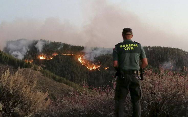 Γκραν Κανάρια: Υπό προσωρινή κράτηση ο άνδρας που κατηγορείται για τη μεγάλη φωτιά